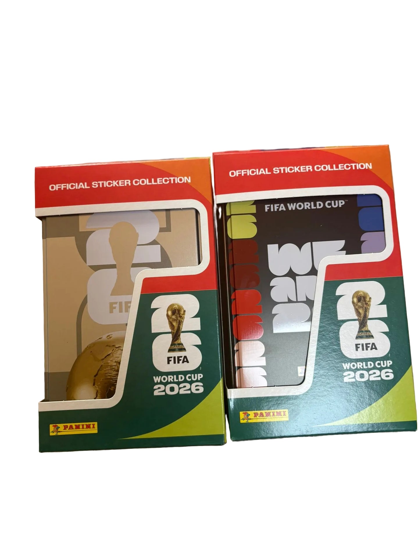 Caja Metálica Grande Panini FIFA World Cup 2026 + 16 Sobres Oficiales de Cromos