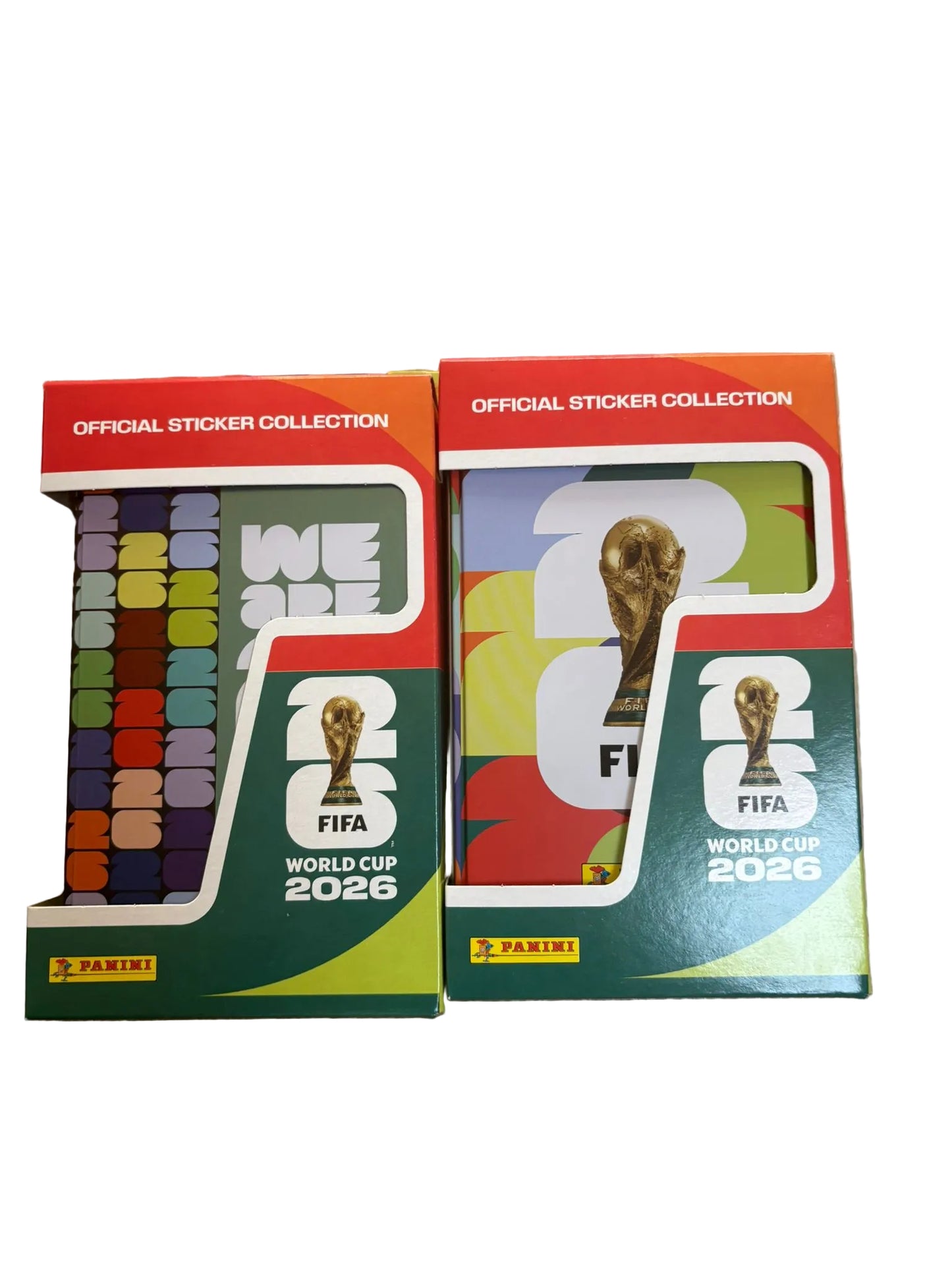 Caja Metálica Grande Panini FIFA World Cup 2026 + 16 Sobres Oficiales de Cromos