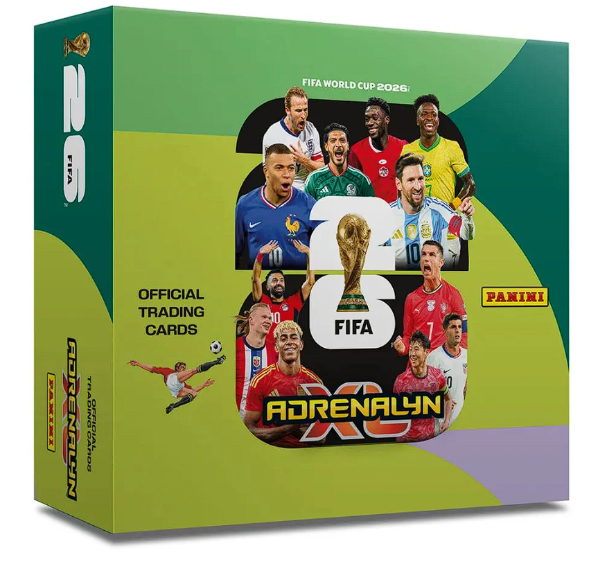 Fifa World Cup 2026 Adrenalyn XL - Cajita 24 sobres - Colección Oficial Panini