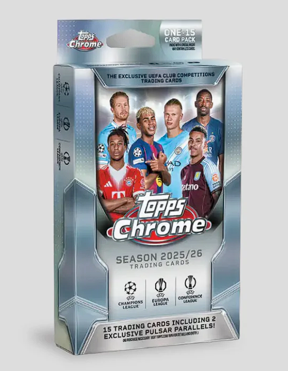 Hanger Box Topps UCC Chrome 2025/26