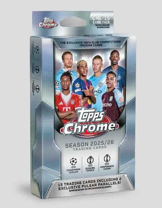 Hanger Box Topps UCC Chrome 2025/26