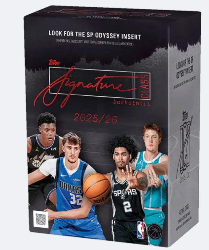 Topps Signature Class Basketball 2025-26 Value Box | NBA Trading Cards