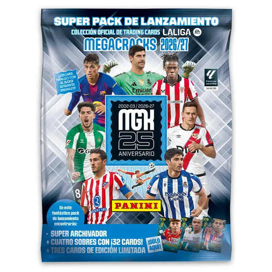 Pack de lanzamiento (Archivador + 4 sobres) Megacracks 26/27