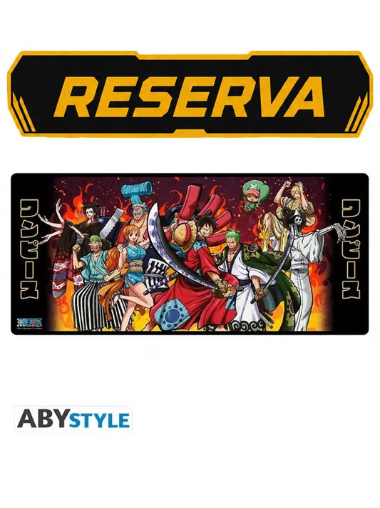 Tapete Extended Size Batalla en Wano 90x40 One Piece - ABYstyle